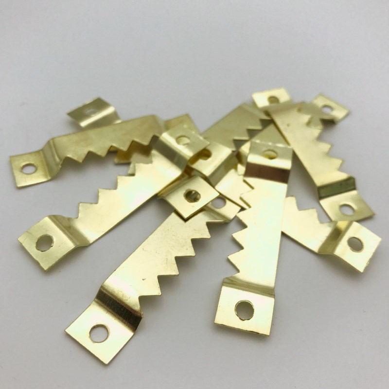 單面鋸齒挂鈎/鏡框/相框挂鈎/畫框配件/加寬直條挂/200個