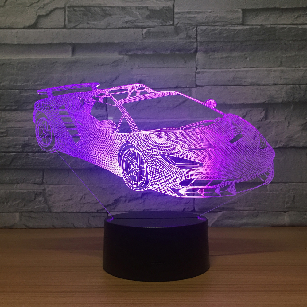 3d小夜灯 七彩触控遥控3d灯