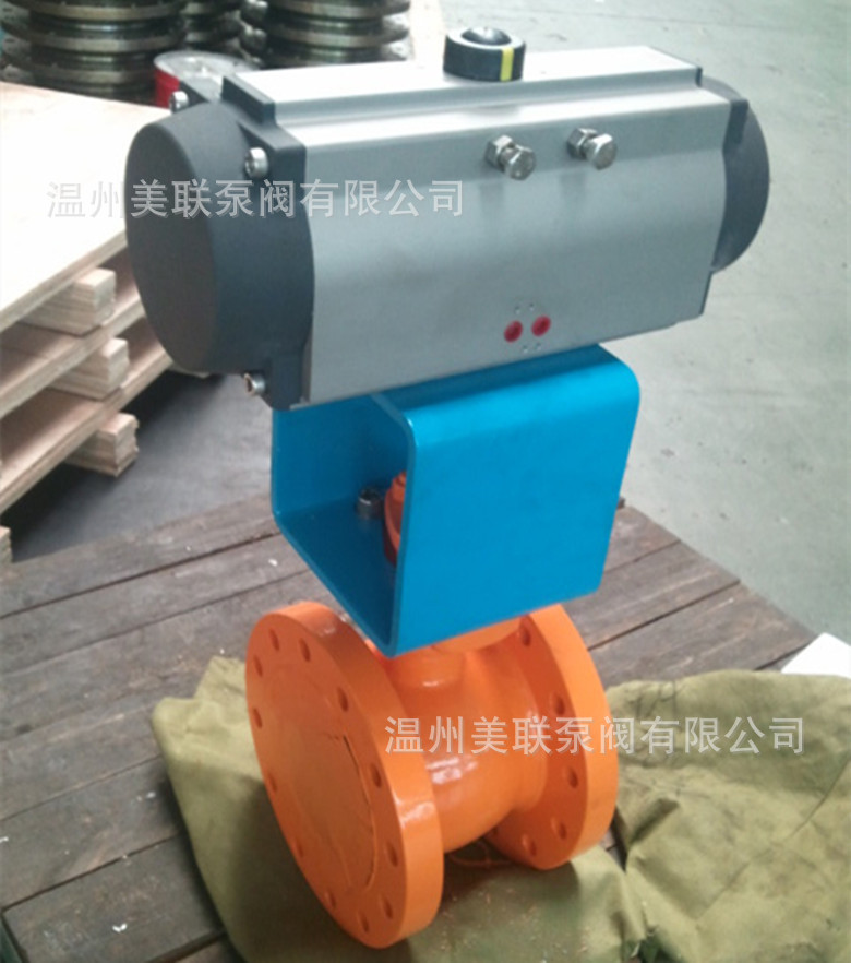 PBQ640Y气动偏心半球阀  铸钢/不锈钢气动偏心半球阀 偏心半球阀