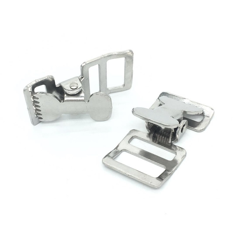 供应通风夹子背带调节夹 虎口夹服装配件织带夹25mm