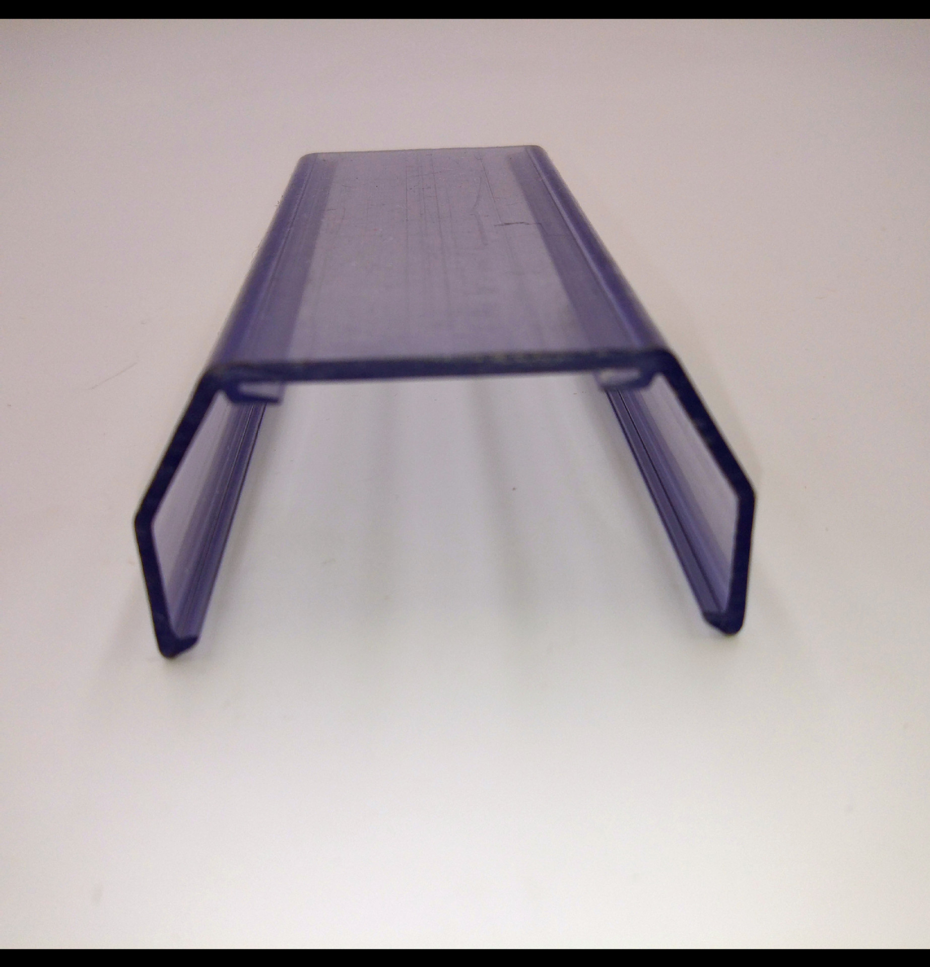 厂家销售 PVC电子卡槽 透明 机械上透明盖板 材质规格可定制