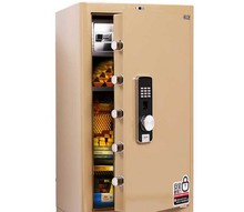 得力4069k保险箱系列办公电子指纹密码保险盒家用入柜式保险箱
