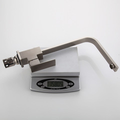 Factory direct sales 304 stainless steel kitchen hot and cold faucet washbasin sink brushed square vegetable basin faucet