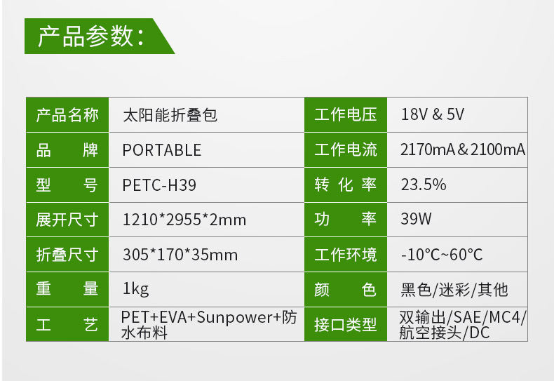 Chargeur solaire - 18/ 5 V - Ref 3396124 Image 16