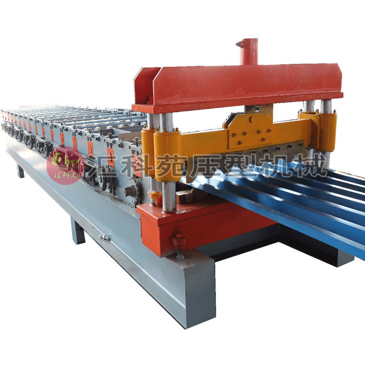 高配750横挂板压瓦机 彩钢压型机械设备
