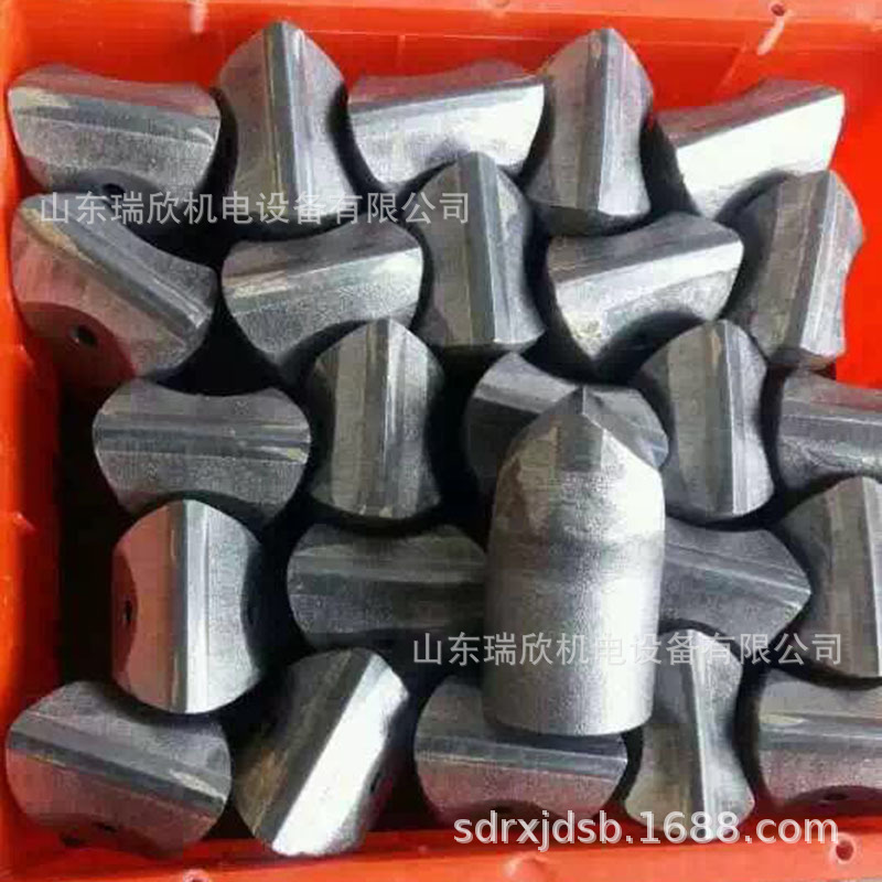 一字风钻头厂家现货供应隧道用40一字钻头 硬质合金矿用风钻头E18