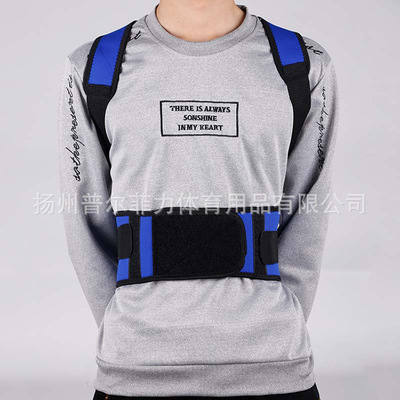 男女健身美体塑形可调节魔术贴矫正带加强支撑固定带磁性批发定制|ms