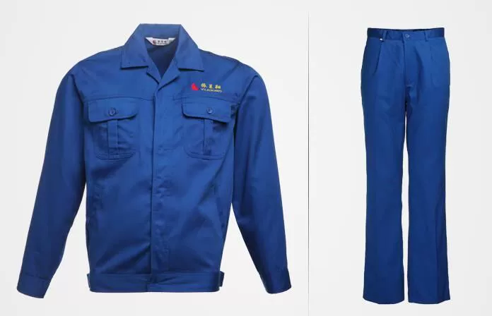 Yi Laixiang Рабочая одежда весна, осень и зима мужские и женские пальто с длинными рукавами 123 полиэстер хлопок костюм униформа фабричная одежда Охрана труда Рабочая одежда
