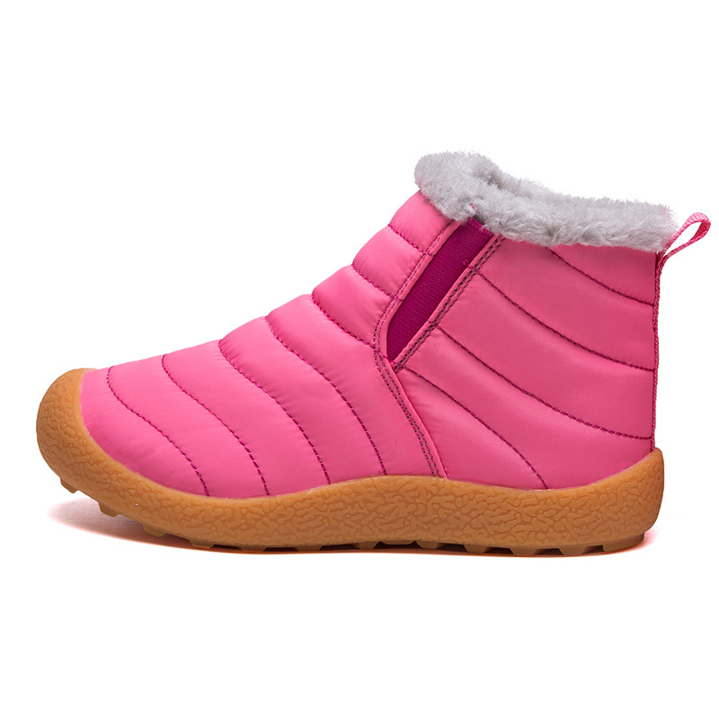 Cross border TaoBao Explosive money 2018 winter new pattern children Cotton-padded shoes children's shoes winter Cotton-padded shoes Plush Plus gross Water splashing