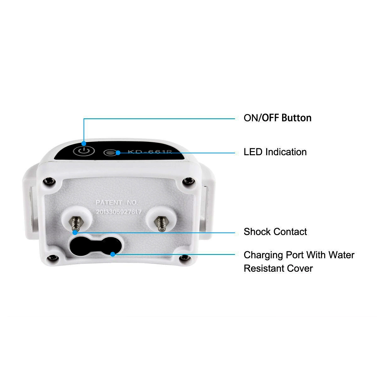 Wireless electronic waterproof fence charging