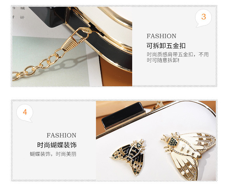 Fashion Chain Shoulder Messenger Clutch display picture 2