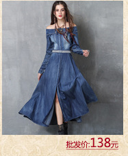 Robe femme LIAOSHI KEER QIAOWA       en Cow-boy - Ref 3328013 Image 30