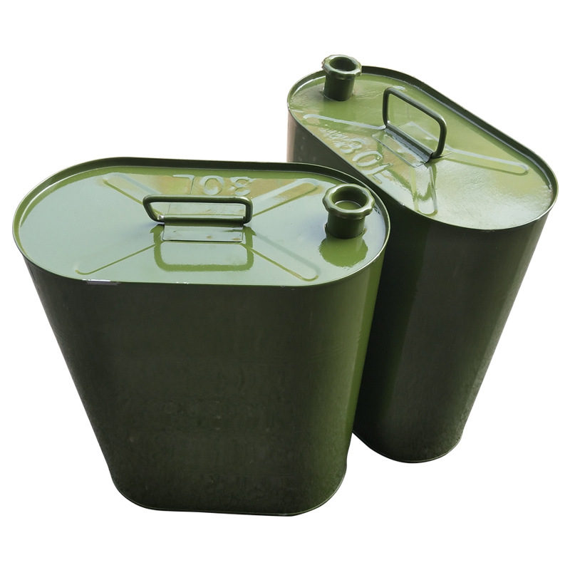 厂家直销加厚铁桶10L20L30L50L便携式钢桶圆桶户外储存备用