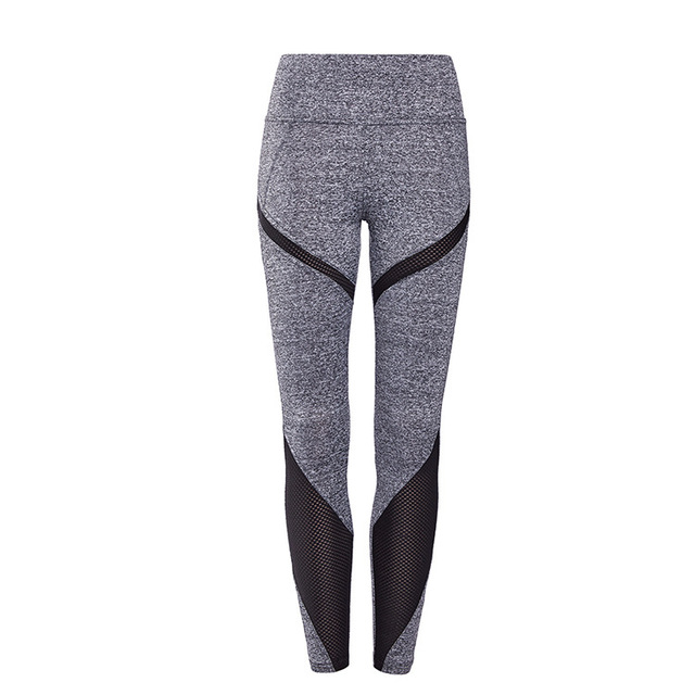 Professional Running Sports Fitness Pants Female Mesh Yarn Tight Elasticity High Waist Breathable Sports Yoga Pants New 