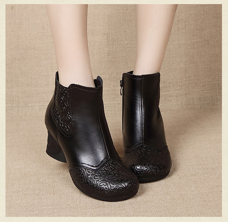 Bottes femme en En cuir - Ref 3355415 Image 17