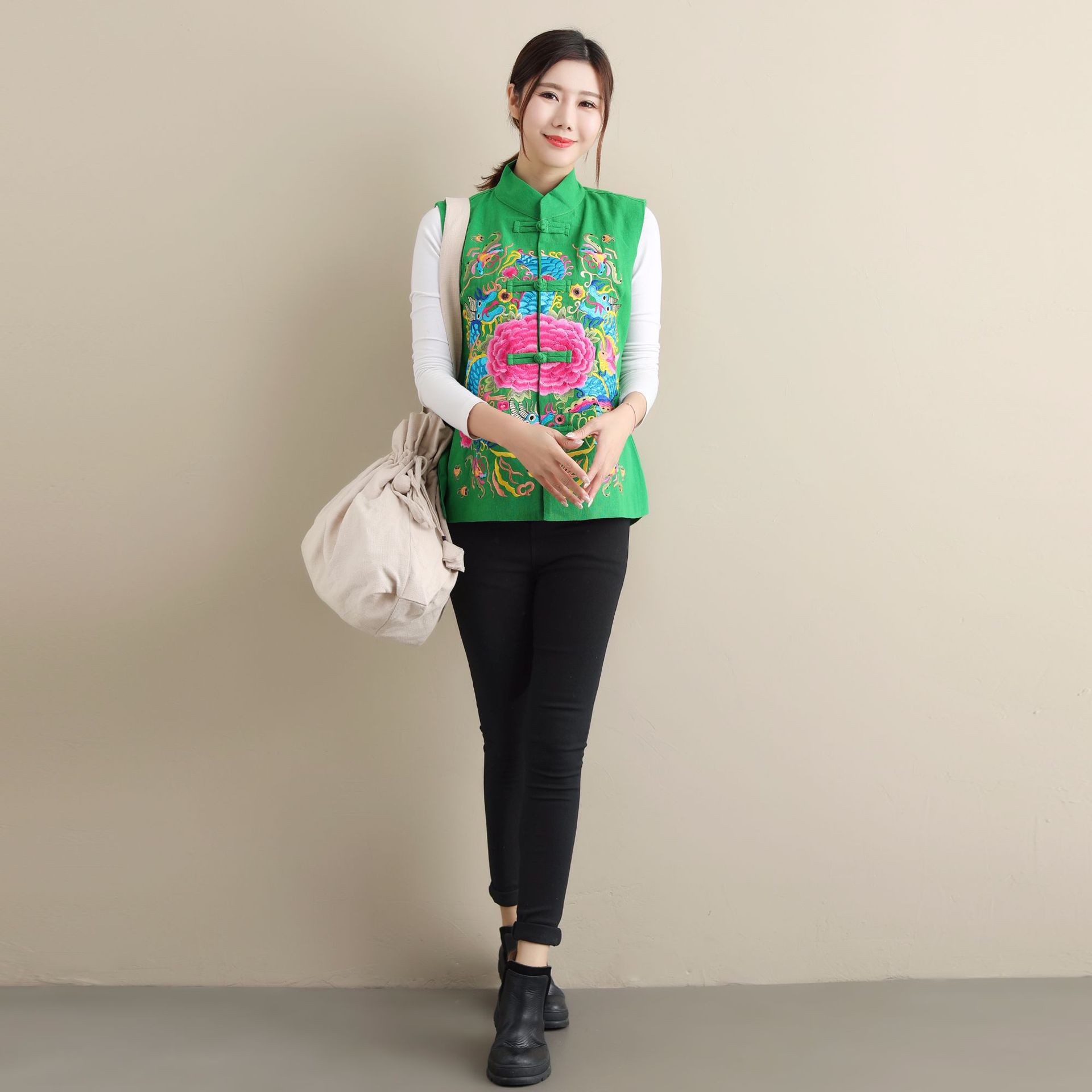 Gilet femme en Chanvre - Ref 3317941 Image 25