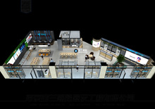 新款電信營業廳智能家居綜合體設計裝修展櫃燈箱制作廠-寶蘭展示