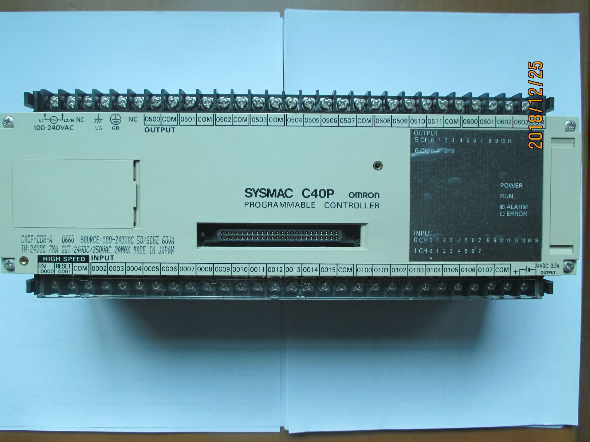 供应欧姆龙PLC主机C40P-CDR-A