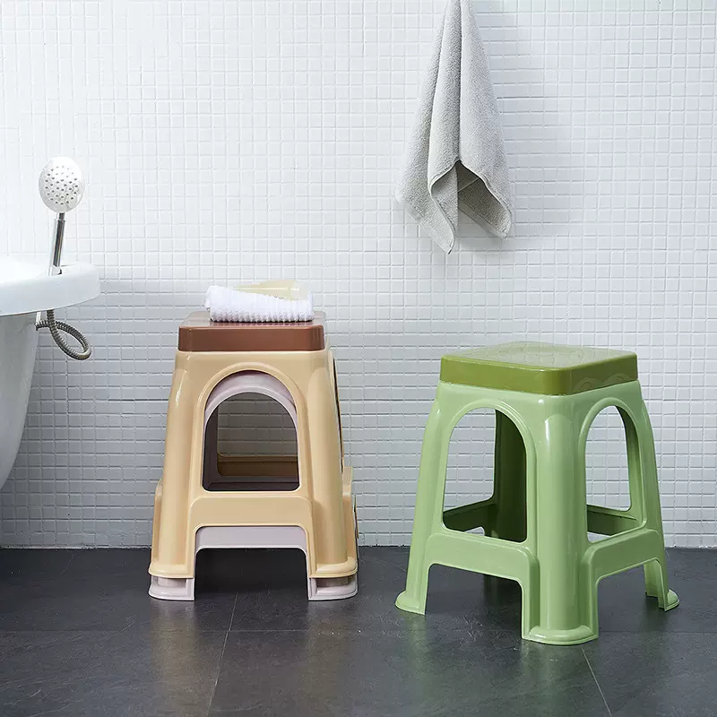 厂家直供塑料凳子家用加厚时尚创意小板凳高方凳餐桌凳防滑凳