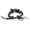 Black silver small bell, scarf for adults, lace choker, toy, new collection, on elastic band