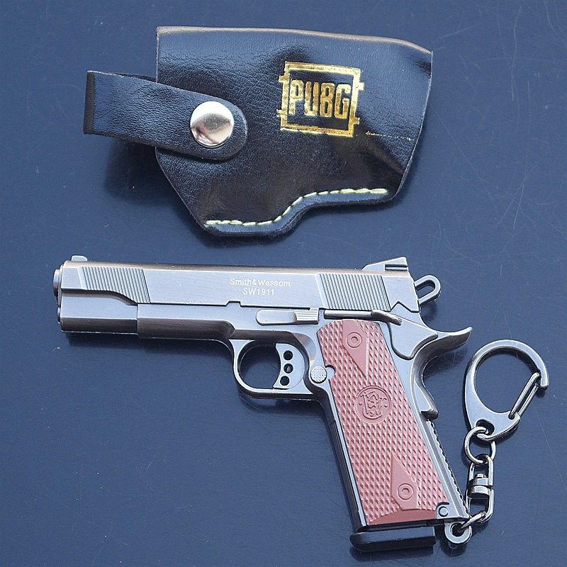 Оружие, пистолет, металлический чемоданчик, брелок, P1911