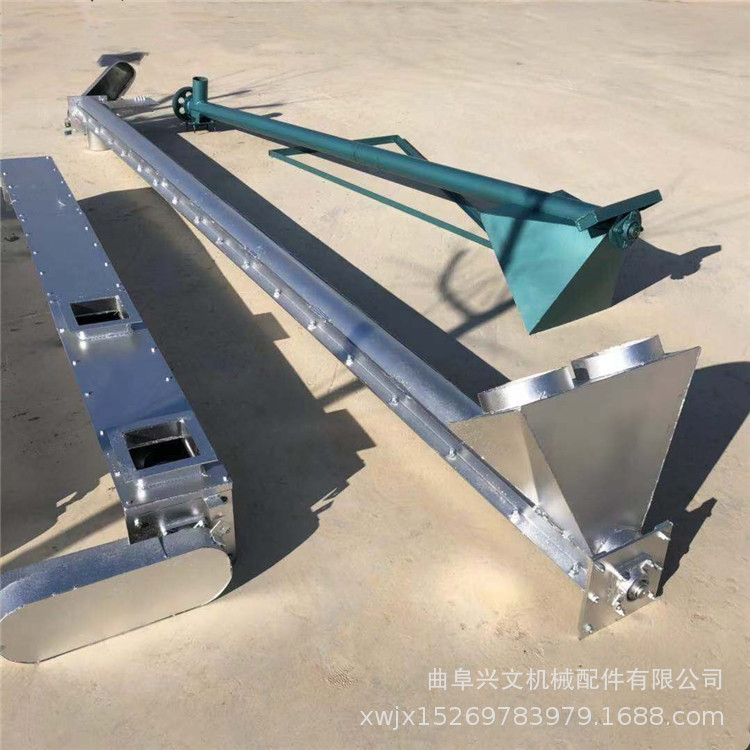 石灰沙子自动装车螺旋输送机菏泽小型管式蛟龙上料机自吸式吸料机