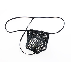 Factory Wholesale Printed Men's Underwear, Japanese Sexy Fine Belt Pants, Low-Waisted Breathable Star T-Back Pants for Men, Foreign Trade