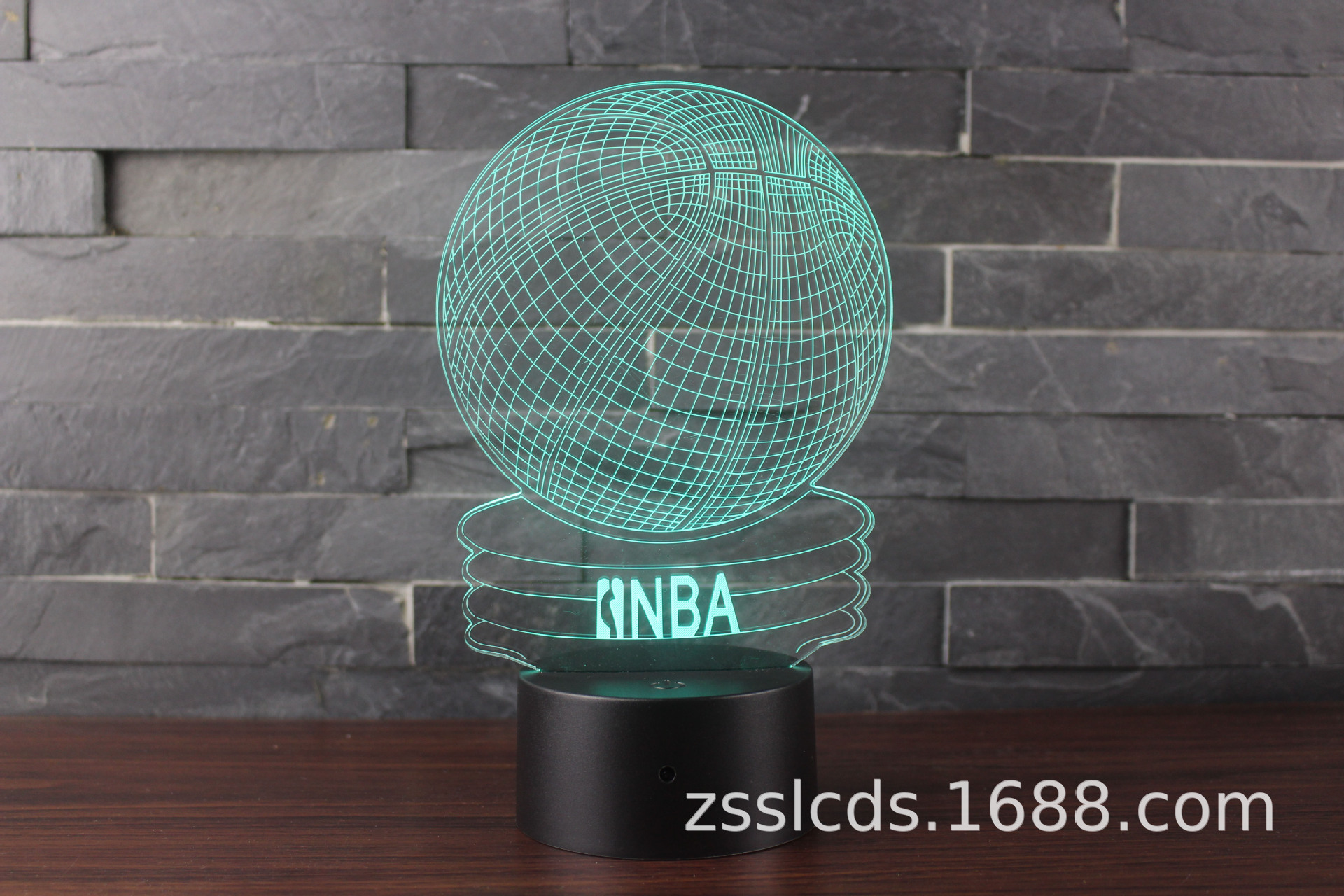 跨境专配NBA篮球队标系列3d小夜灯新奇遥控七彩led触摸台灯礼品灯-阿里巴巴