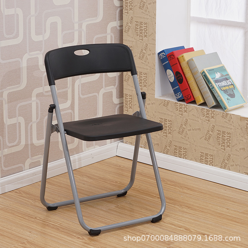 Silla plegable de plástico, oficina o exposición, moderna, venta directa de fábrica