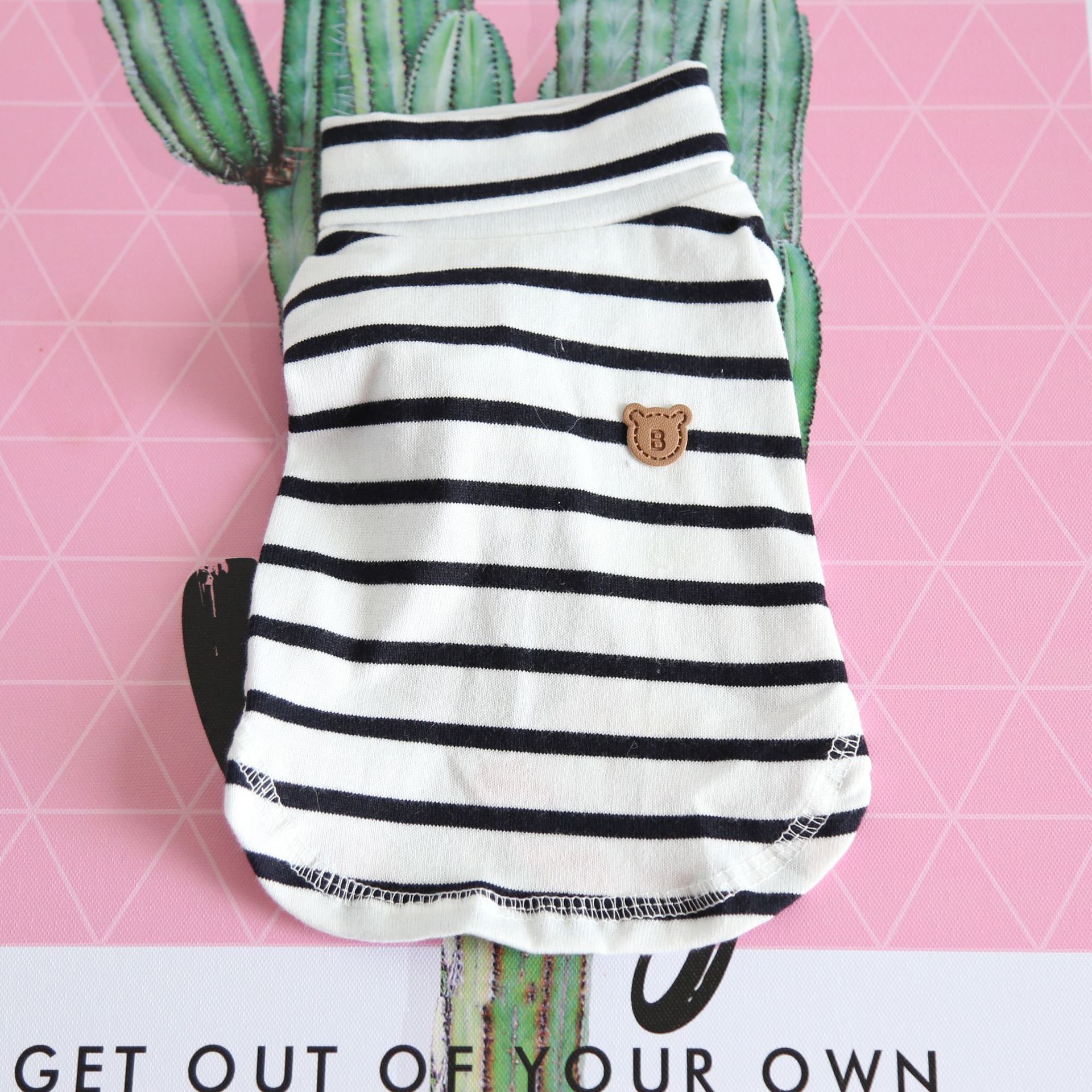 六色翻领打底衫