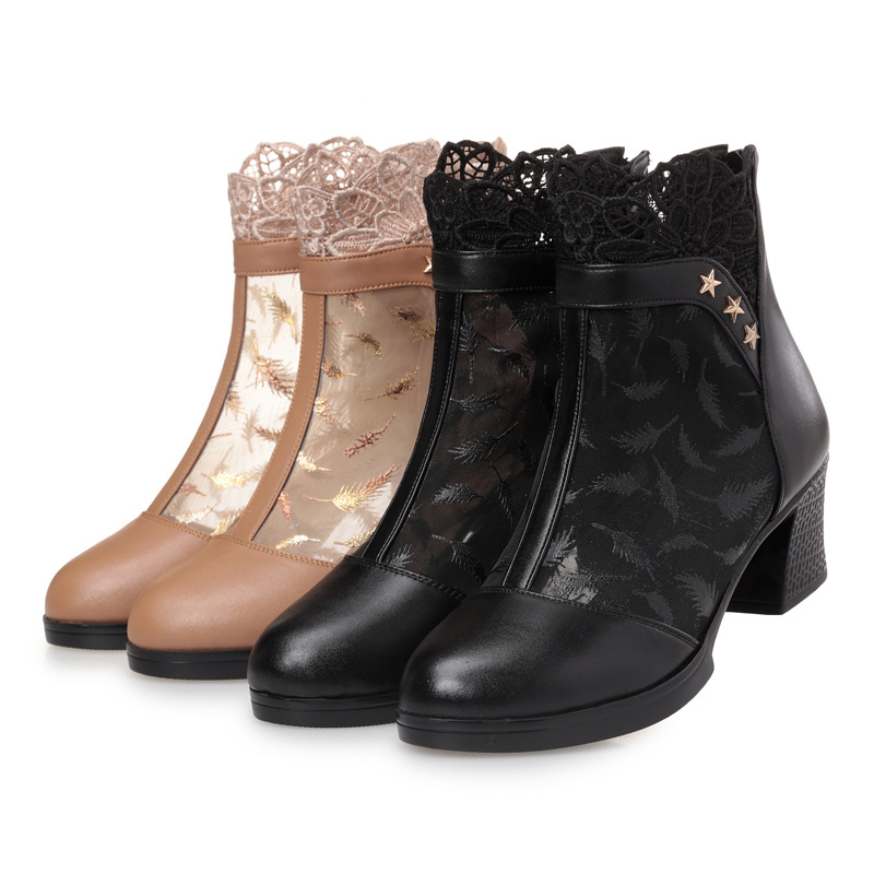 Bottes femme en En cuir - Ref 3355369 Image 4