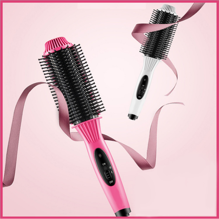 NOVA Straight comb Hair stick Dual use Curls Mini big roll Curling Mini Hair straightener