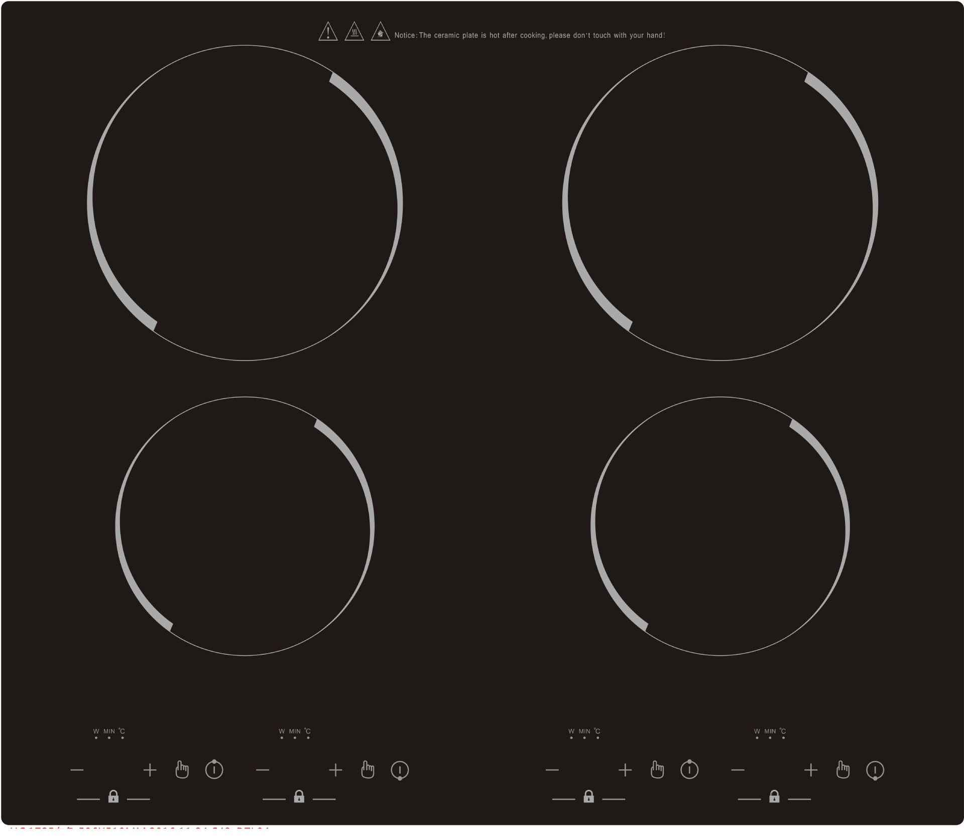 四头炉电磁炉电陶炉组合