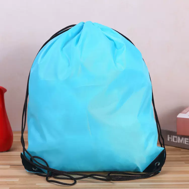 运动涤纶收纳包抽绳双肩背包尼龙束口袋牛津布袋定做定制可收纳