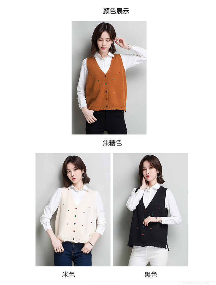 Gilet femme XIN YUROU en Tricot - Ref 3317979 Image 16