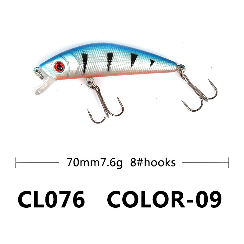 Sinking Minnow Lures shallow diving minnow baits bass trout Fresh Water Fishing Lure