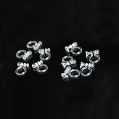 DIY Invisible U-shaped Plastic Transparent Ear Clip Converter Accessory for Women, Handmade Jewelry Material, Wholesale