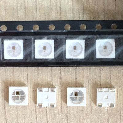 5050 Built-in IC-WS2811-5050RGB Lamp beads WS2812b ws2813 black/White shell WS2812 Four feet