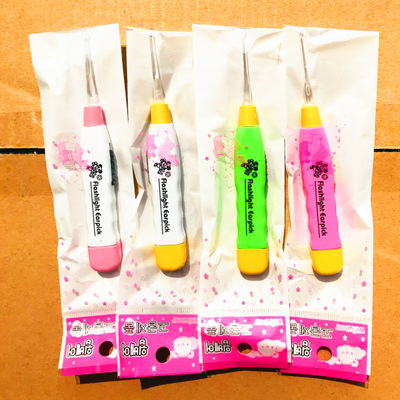 彩袋包装发光耳勺 挖耳勺批发 新款掏耳勺 儿童耳勺 防滑洁耳厂家|ru