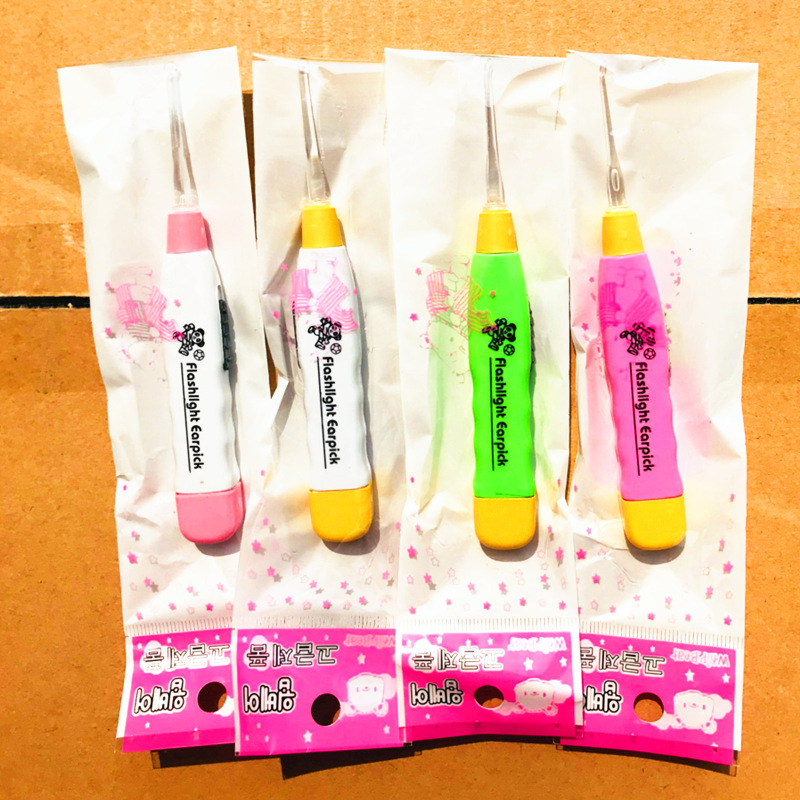 彩袋包装发光耳勺 挖耳勺批发 新款掏耳勺 儿童耳勺 防滑洁耳厂家|ru