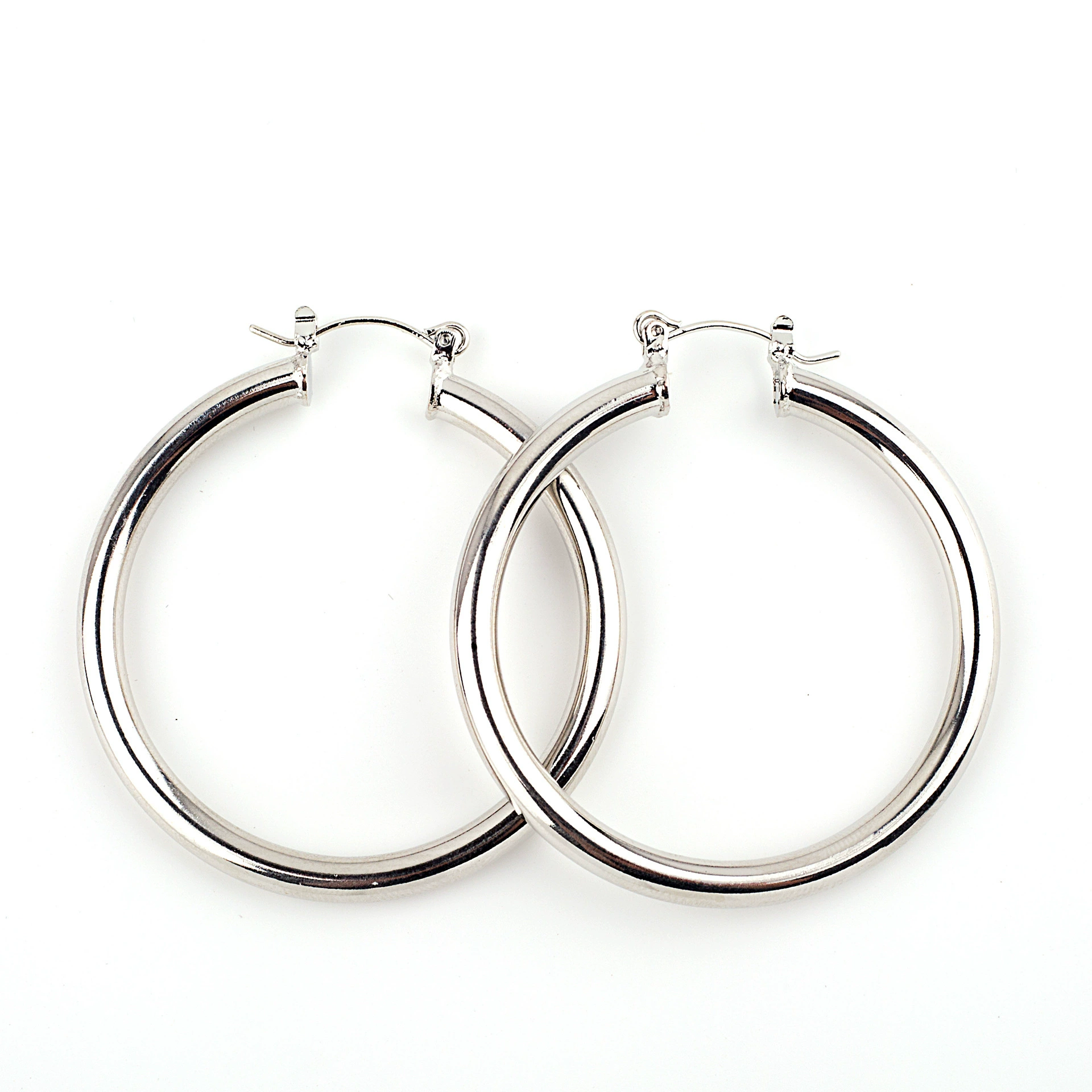 Big glossy universal earrings, European style