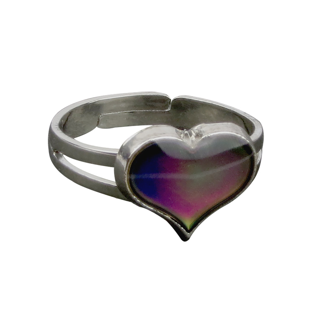 Fashion Heart Opening Ring display picture 1