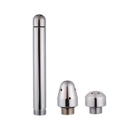 悦潮肛门冲洗器成人情趣性保健用品金属铝合金塞配件 玩具配三头