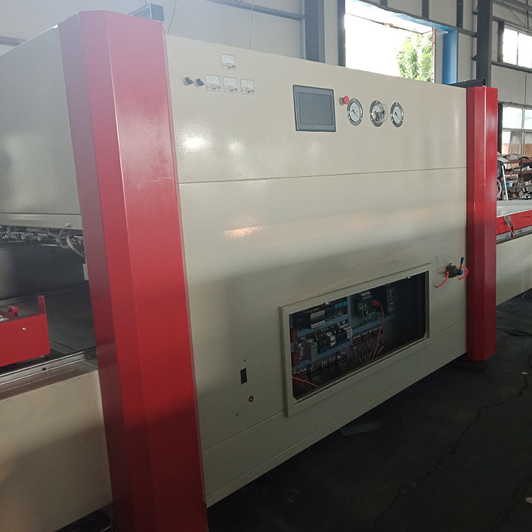 双工位全自动真空覆膜机 真空吸塑机 橱柜门家具铝塑PVC覆膜机