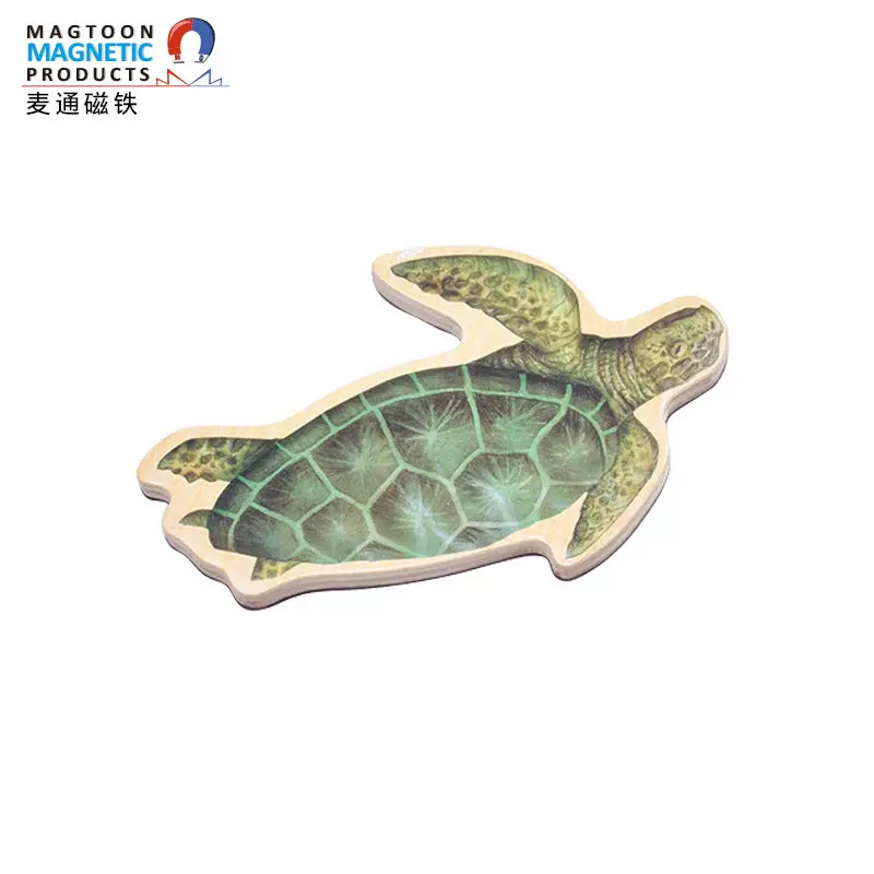 源头厂家磁性玩具冰箱贴木质工艺礼品 卡通彩绘木质冰箱贴批发