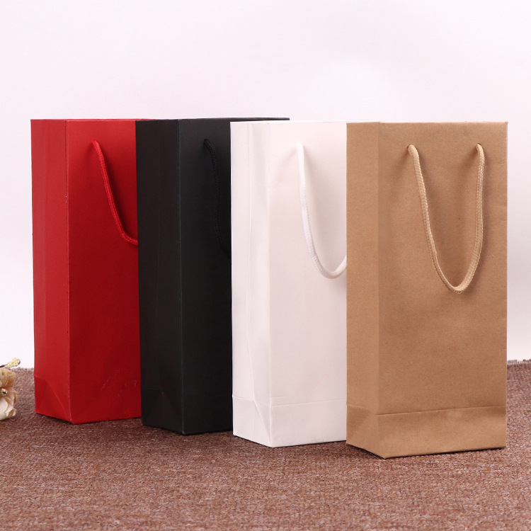 厂家直供服装化妆品牛皮纸袋包装袋服装内衣环保购物手提礼袋批发