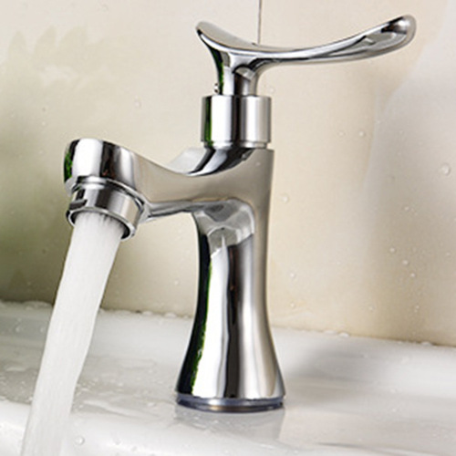 Copper thumb single cold water basin faucet Ceramic basin washbasin single cold water faucet manufacturer wholesale