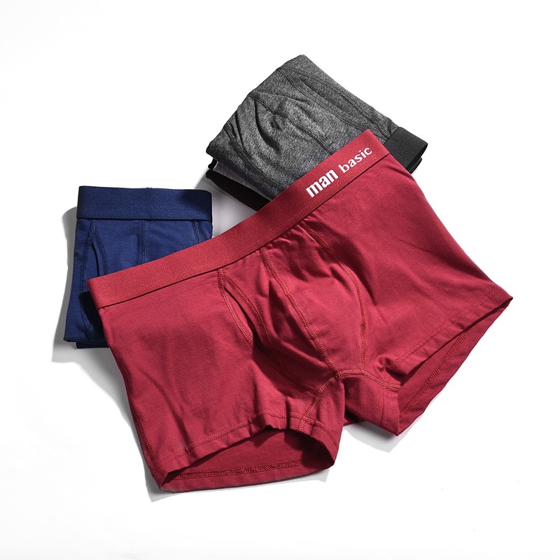 Long-Term Supply Pure Cotton Men's Plus Size Plus Size Underwear Wide-Brimmed Sexy Youth Open Red Boxer Briefs Wholesale Long-Term Supply Pure Cotton Men's Plus Size Plus Size Underwear Wide-Brimmed Sexy Youth Open Red Boxer Briefs Wholesale