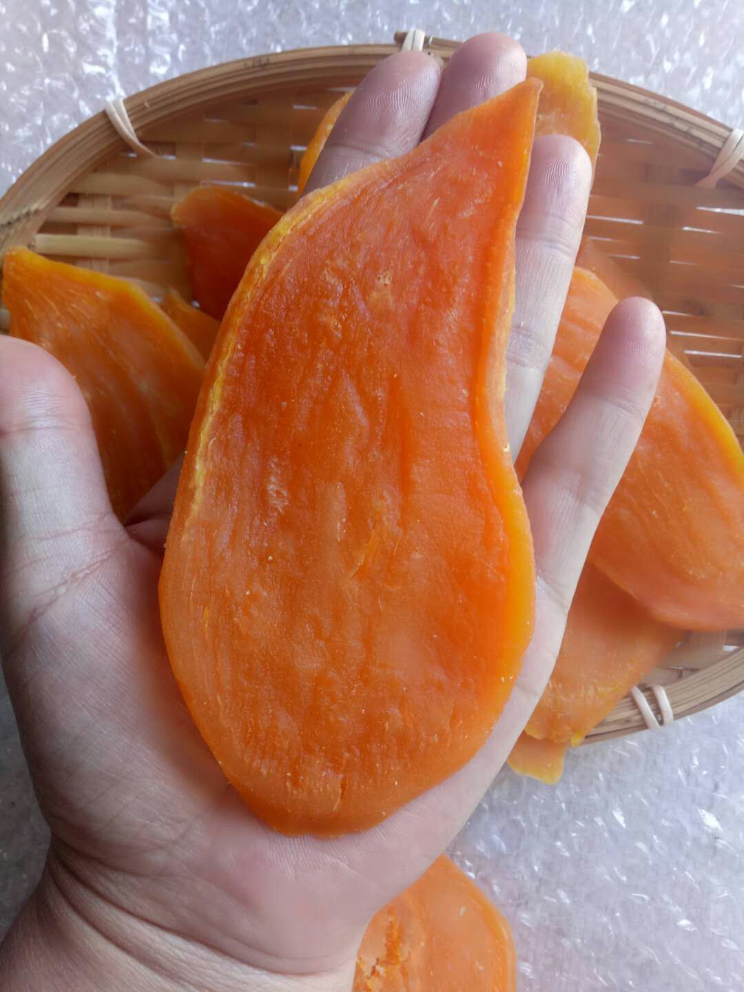 廠家直銷 香酥紅薯幹 蜂蜜地瓜片 500g無色素休閑零食散裝批發