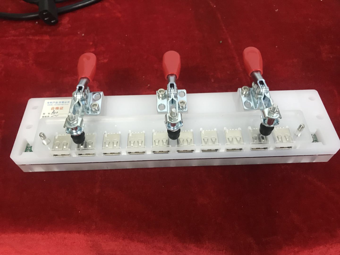USB线材测试治具,USB端